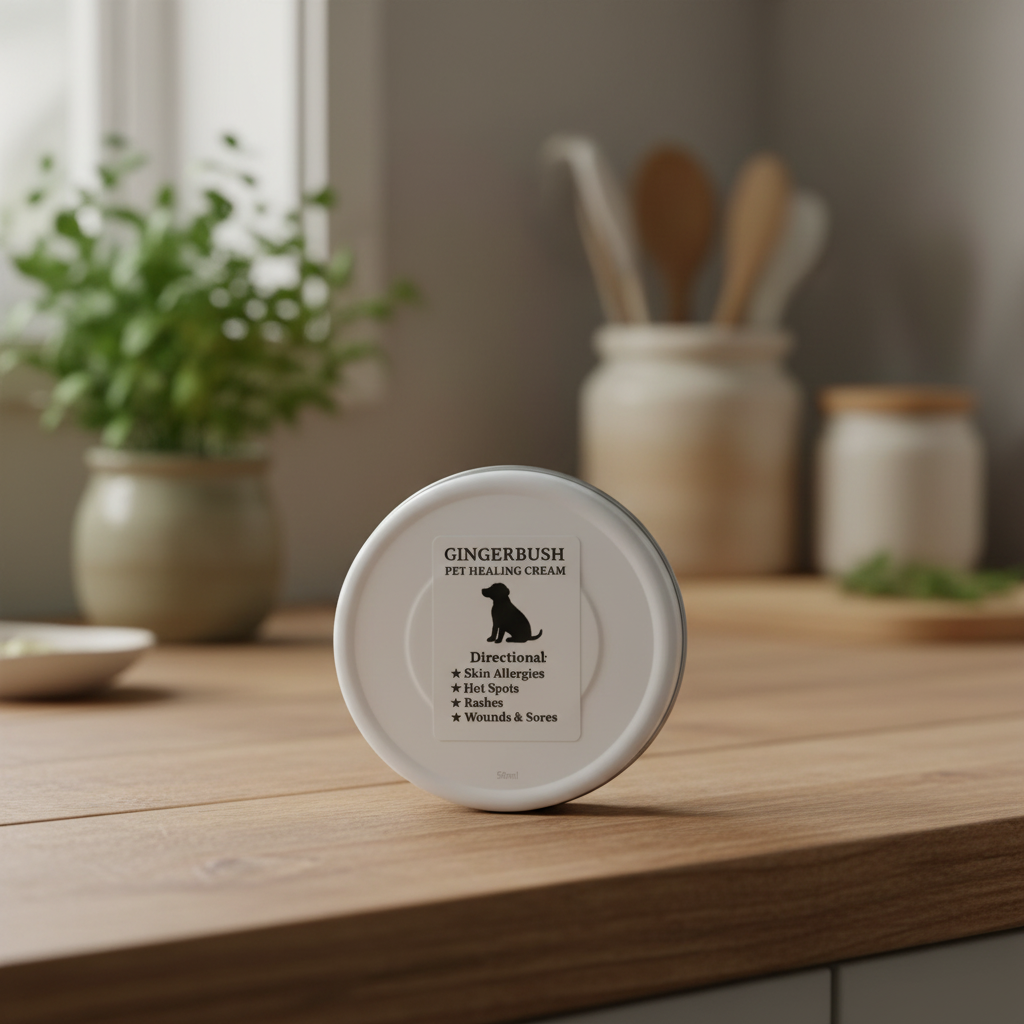 Gingerbush Cream in Rustic Kitchen