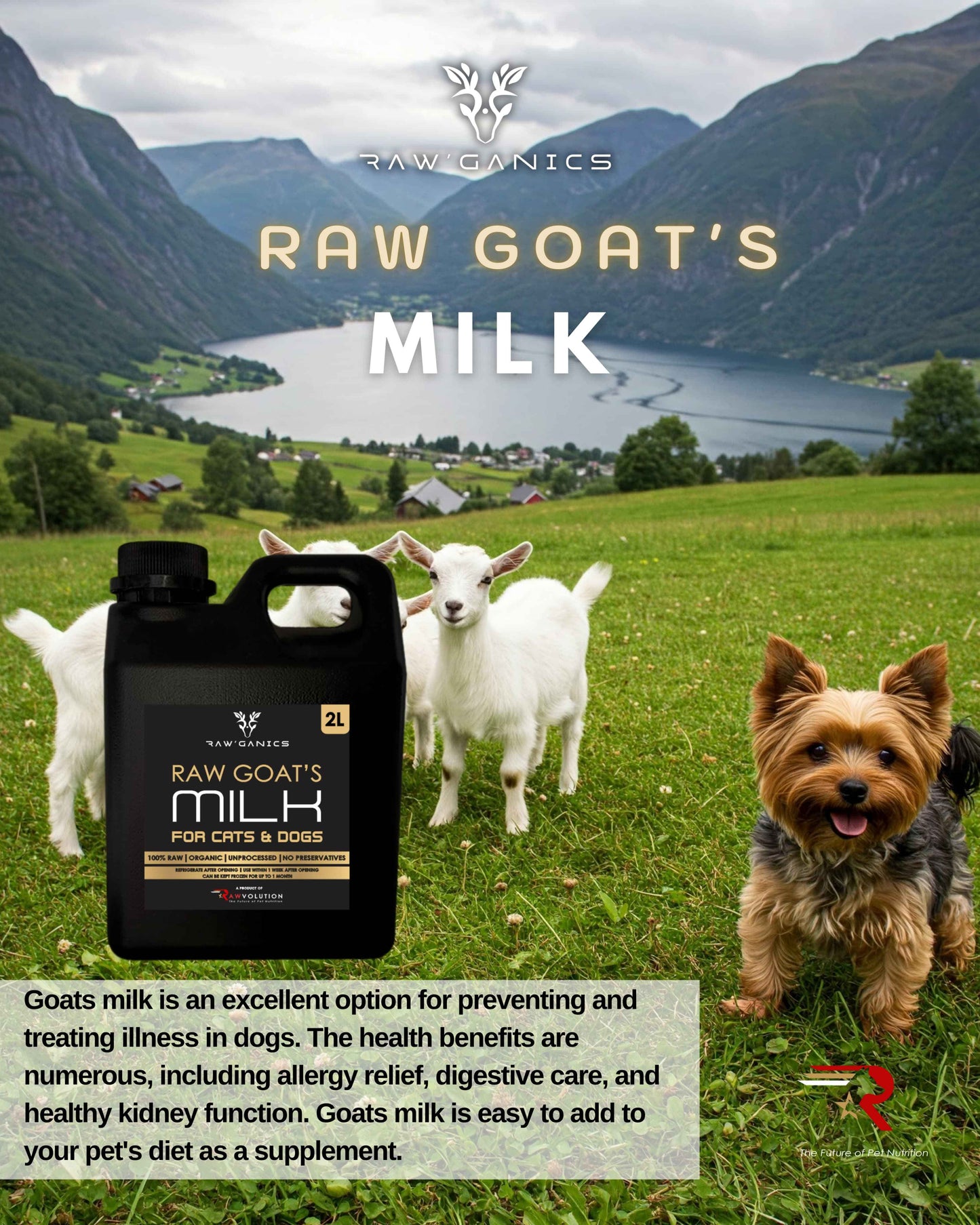 RAW GOAT'S MILK - 2LTR