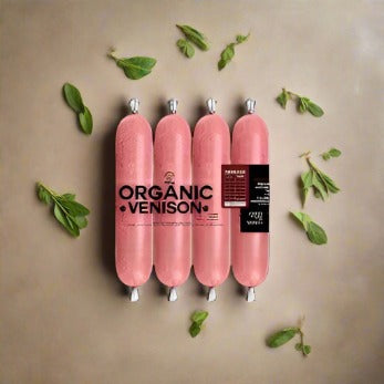 Organic Venison - Mini's (4 x 250g rolls)