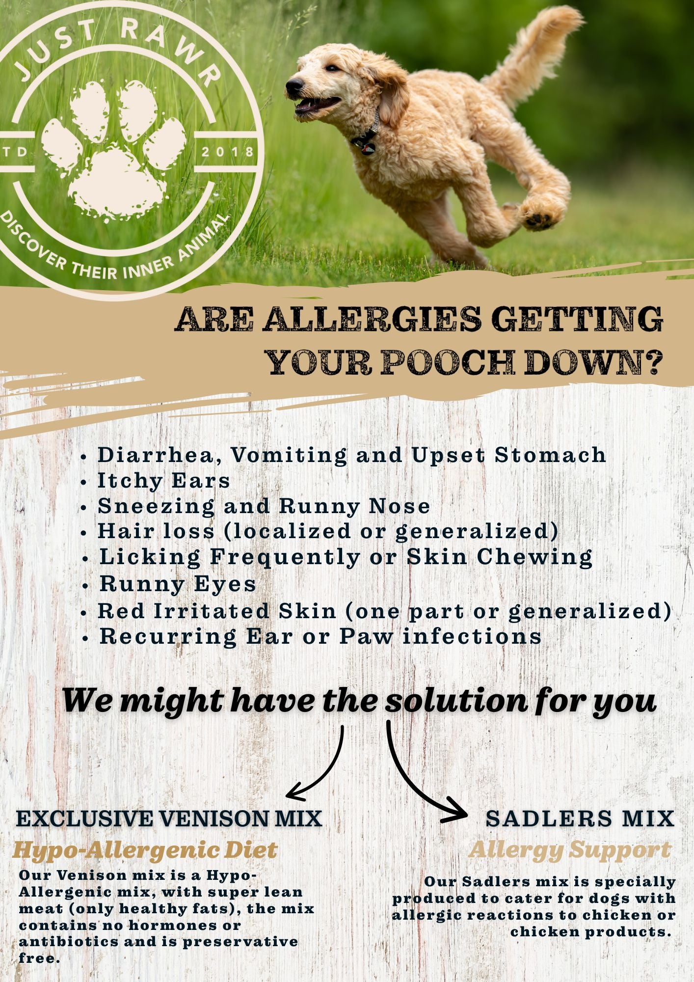 Sadlers 5.4kg (150g x 36 Sausage portions)