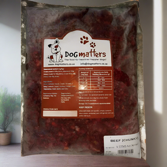 Beef for dogs - 1kg