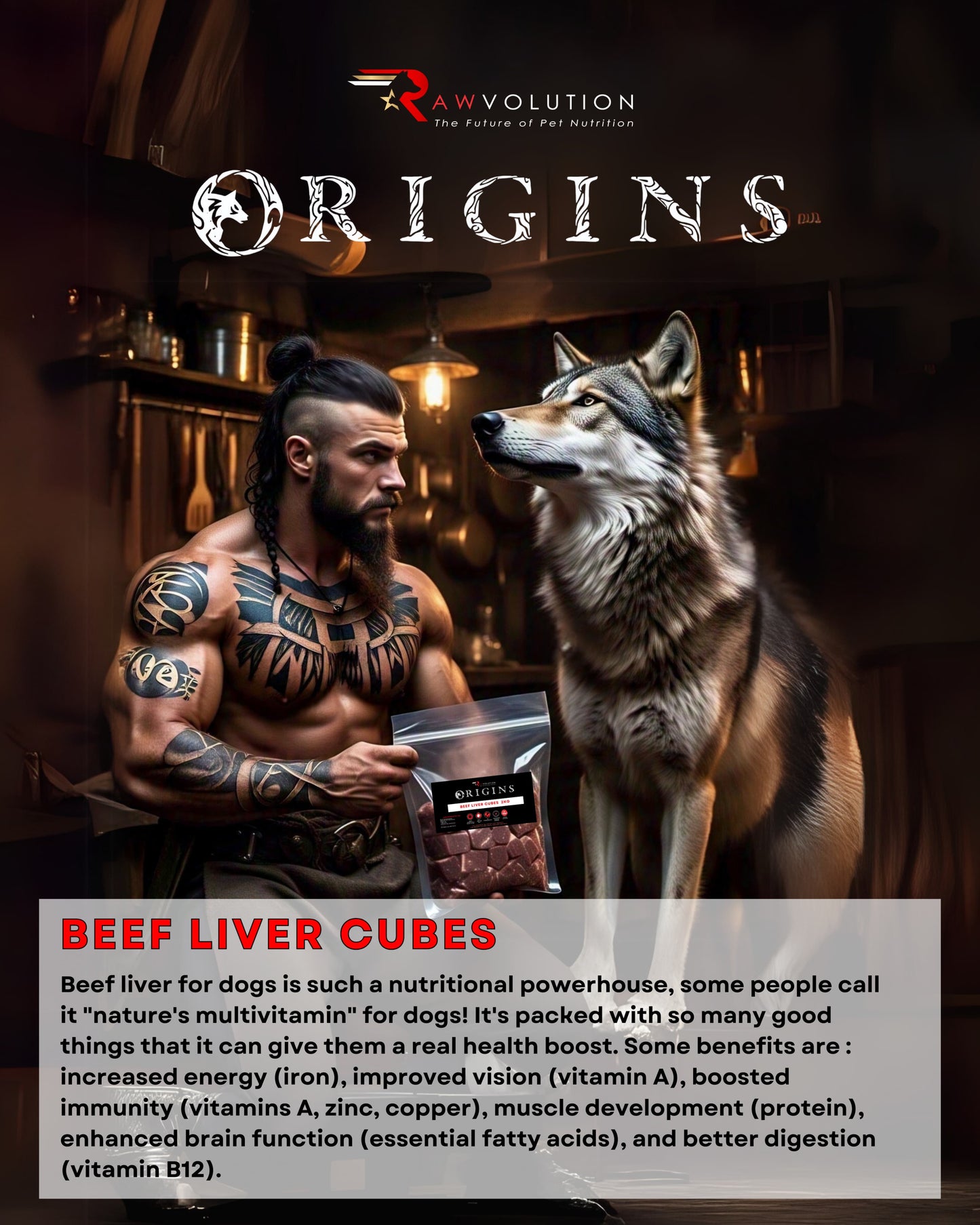 BEEF LIVER CUBES - 2kg (Out of stock with supplier)