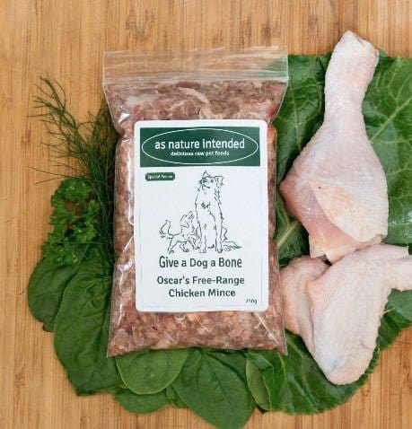 Oscar's Free-Range Chicken Mince for Dogs (for Skin Allergy Problems)