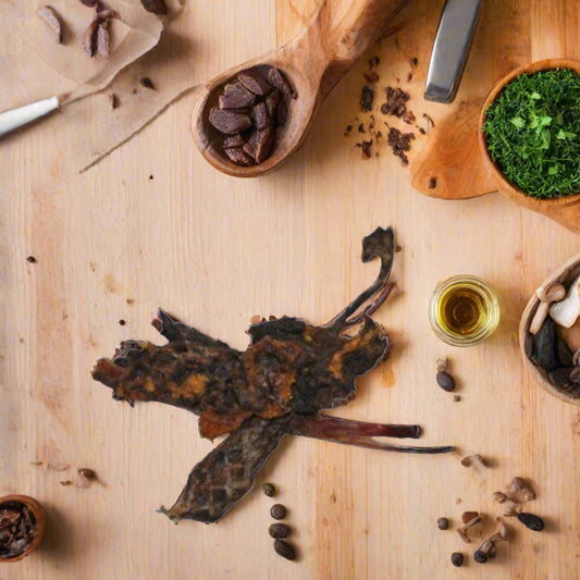 Dehydrated Ostrich Biltong - No Supplier Packaging