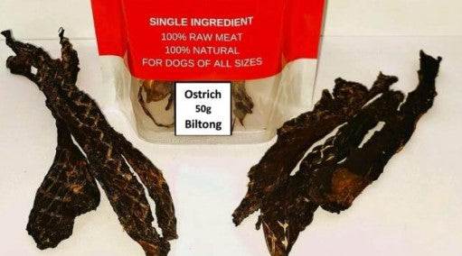 Ostrich Biltong (Chews)  100g