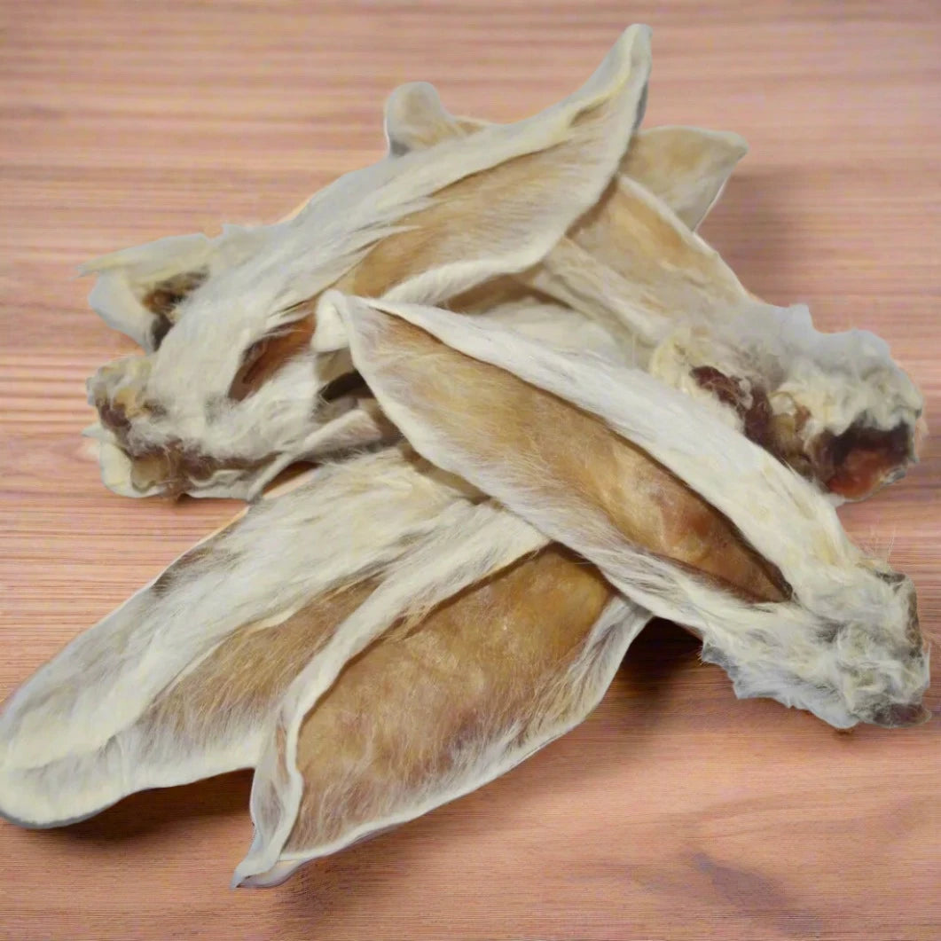 Hop a Flop - Dehydrated Rabbit ears (Limited stock) (5 ears per bag)