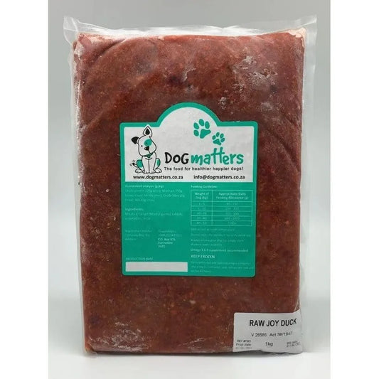 Raw Joy Duck for dogs - 1kg