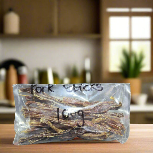 Pork Sinew Sticks - No Supplier Packaging (100g)