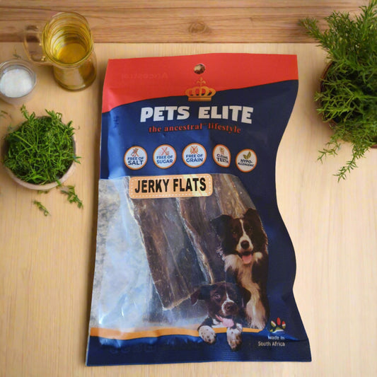 Beef Jerky Flat Dog Treat - 60g