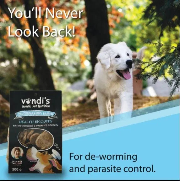 V - Jenny Morris Diatomaceous Biscuits – 200g