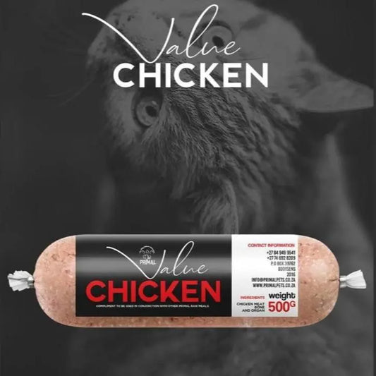 Value Chicken for dogs and cats (500g)