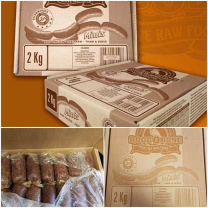 Doggobone - Classic Minis - (42 sausages - 47g each) - 2kg - Bracc Services