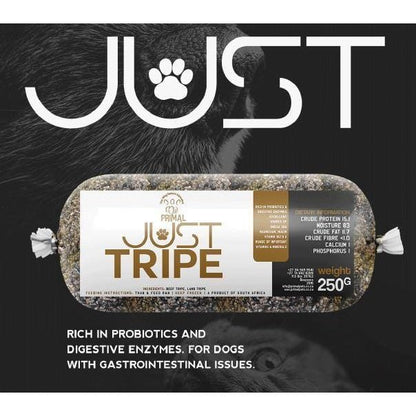 PR - Just Tripe - 250g (Beef meat - no chicken) for dogs and cats - Bracc Services