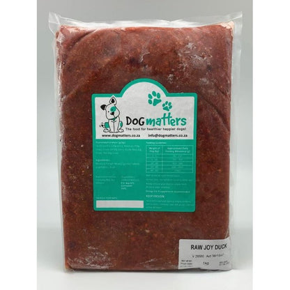 Raw Joy Duck for dogs - 1kg