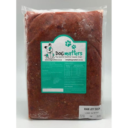 Raw Joy Duck for dogs - 1kg