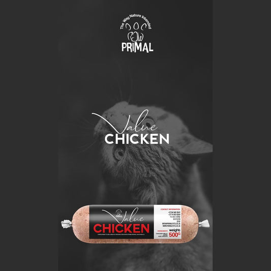 PR - Value Chicken - 500g - for dogs and cats - Bracc Services