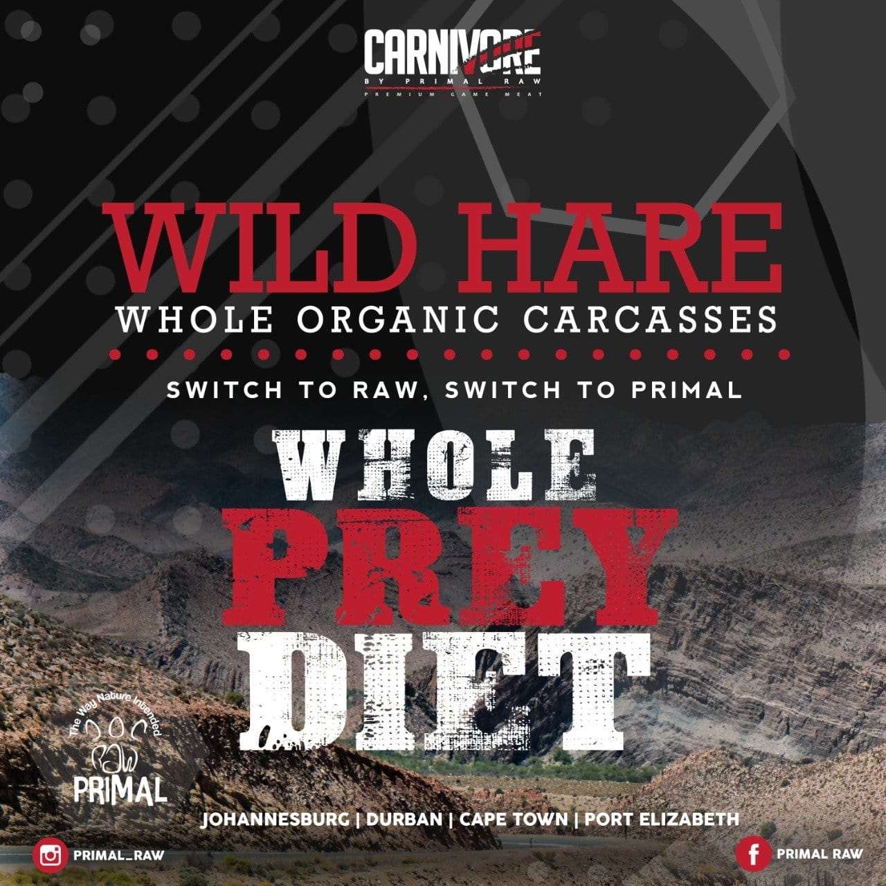 PR - Wild Hare - 1.5 - 2.2kg per carcass - Bracc Services